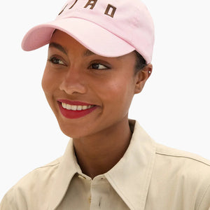 BASEBALL HAT - EMROIDERED CIAO LIGHT PINK