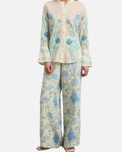 ROSHI PANT - SHELLFLOWER IVORY