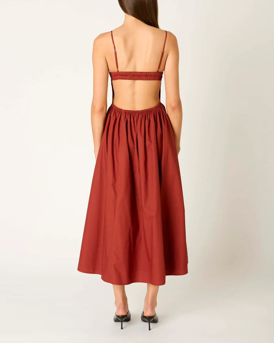 DESTENE DRESS - CINNAMON