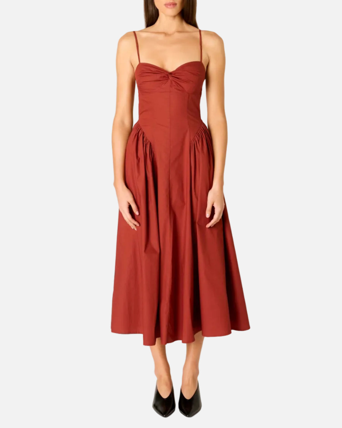 DESTENE DRESS - CINNAMON