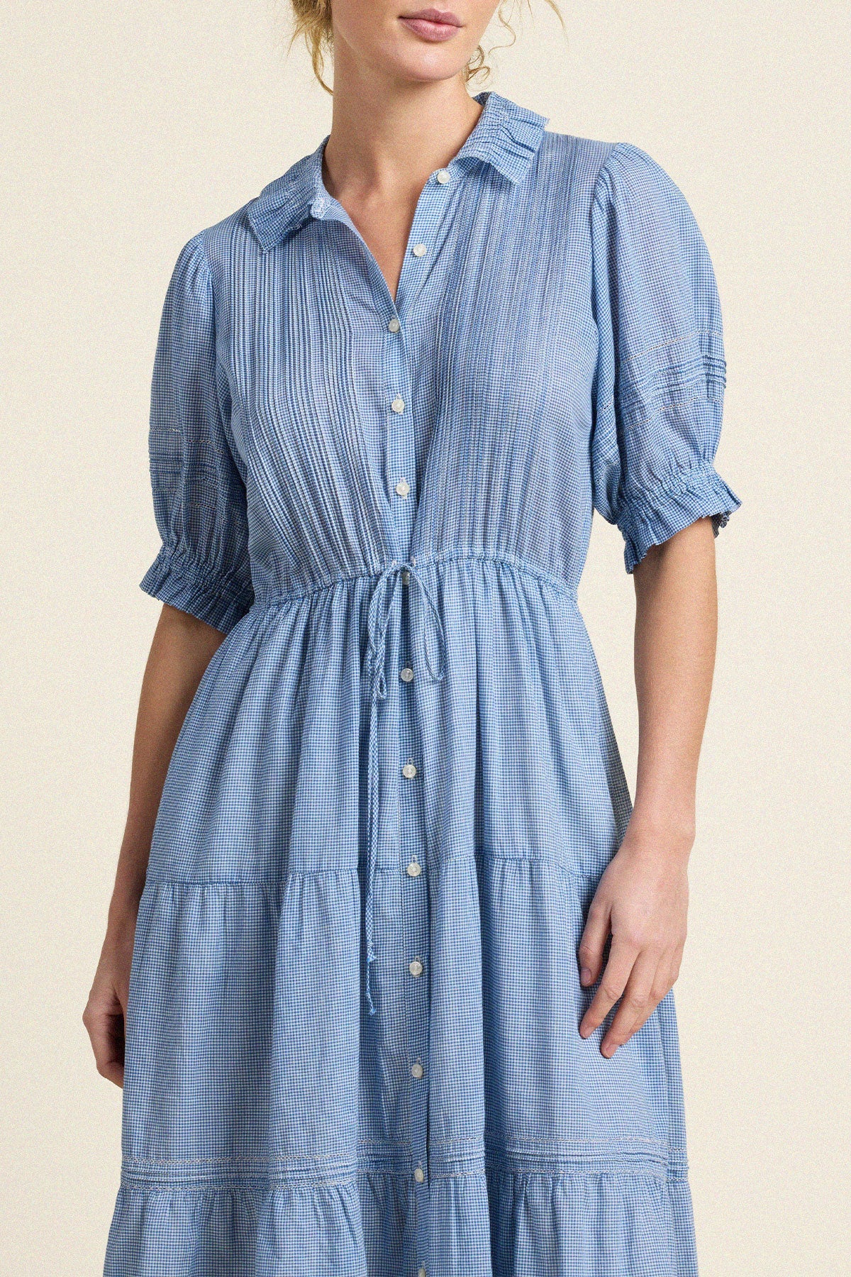 ELODIE DRESS - SEABROOK GINGHAM