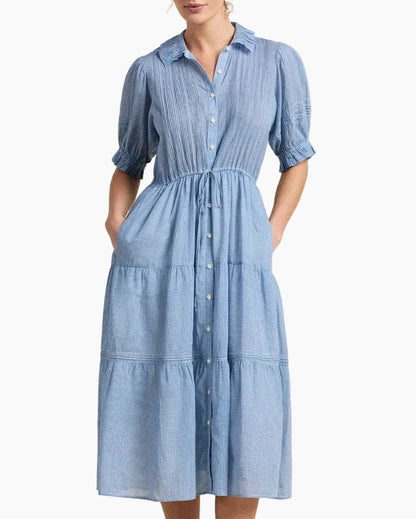 ELODIE DRESS - SEABROOK GINGHAM