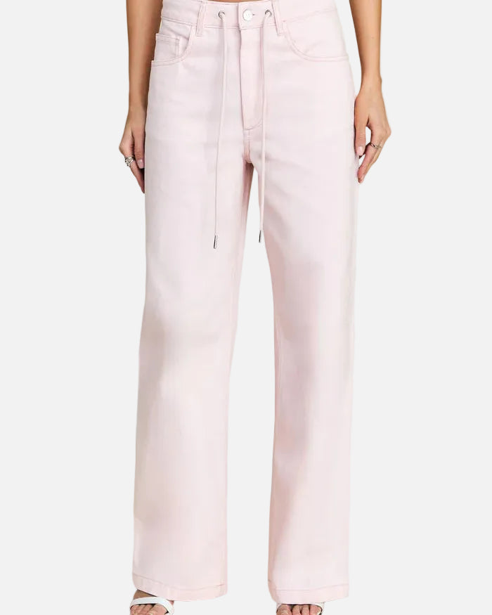 ASTRID DENIM PANT - PETAL PINK