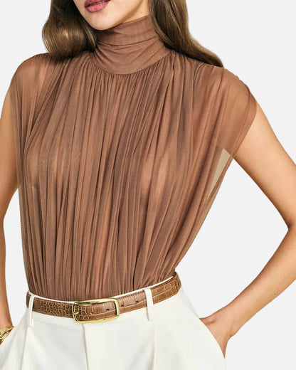 GIULIA BODYSUIT - BUTTERSCOTCH