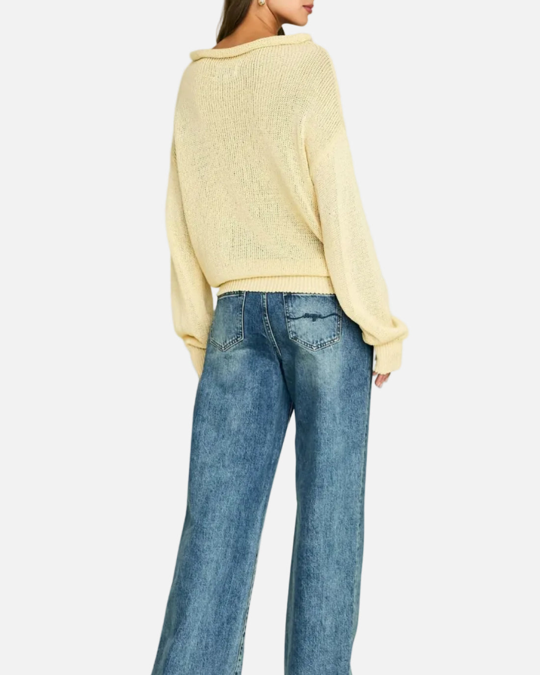 ORO KNIT SWEATER - BUTTER