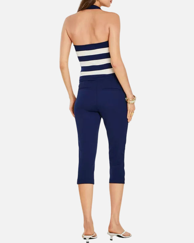 DANIE TANK - NAVY/EGGSHELL