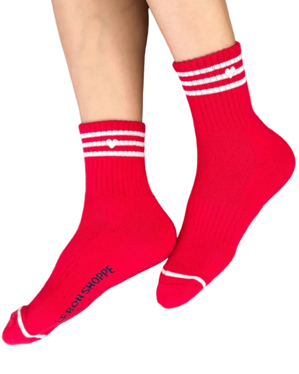 EMBROIDERED GIRLFRIEND SOCK | SACRLET + HEART