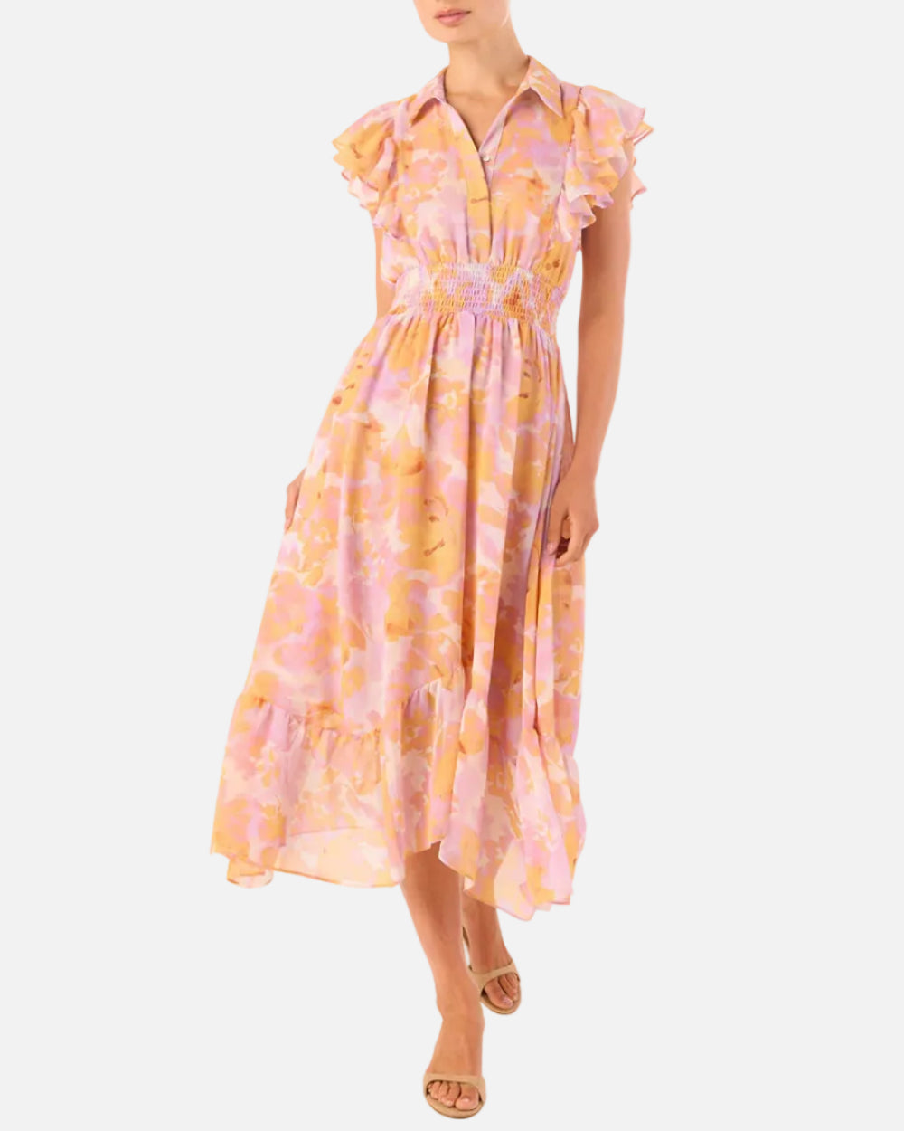 FLORENCIA DRESS - WATERCOLOR FLORAL