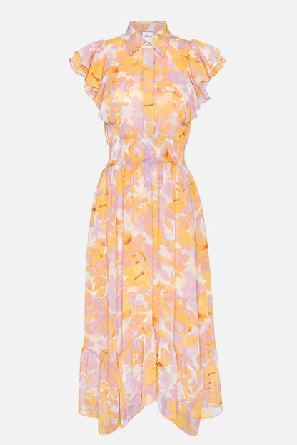 FLORENCIA DRESS - WATERCOLOR FLORAL