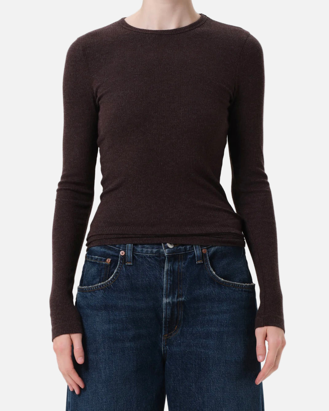 DELPHI SLIM TEE - ROOT