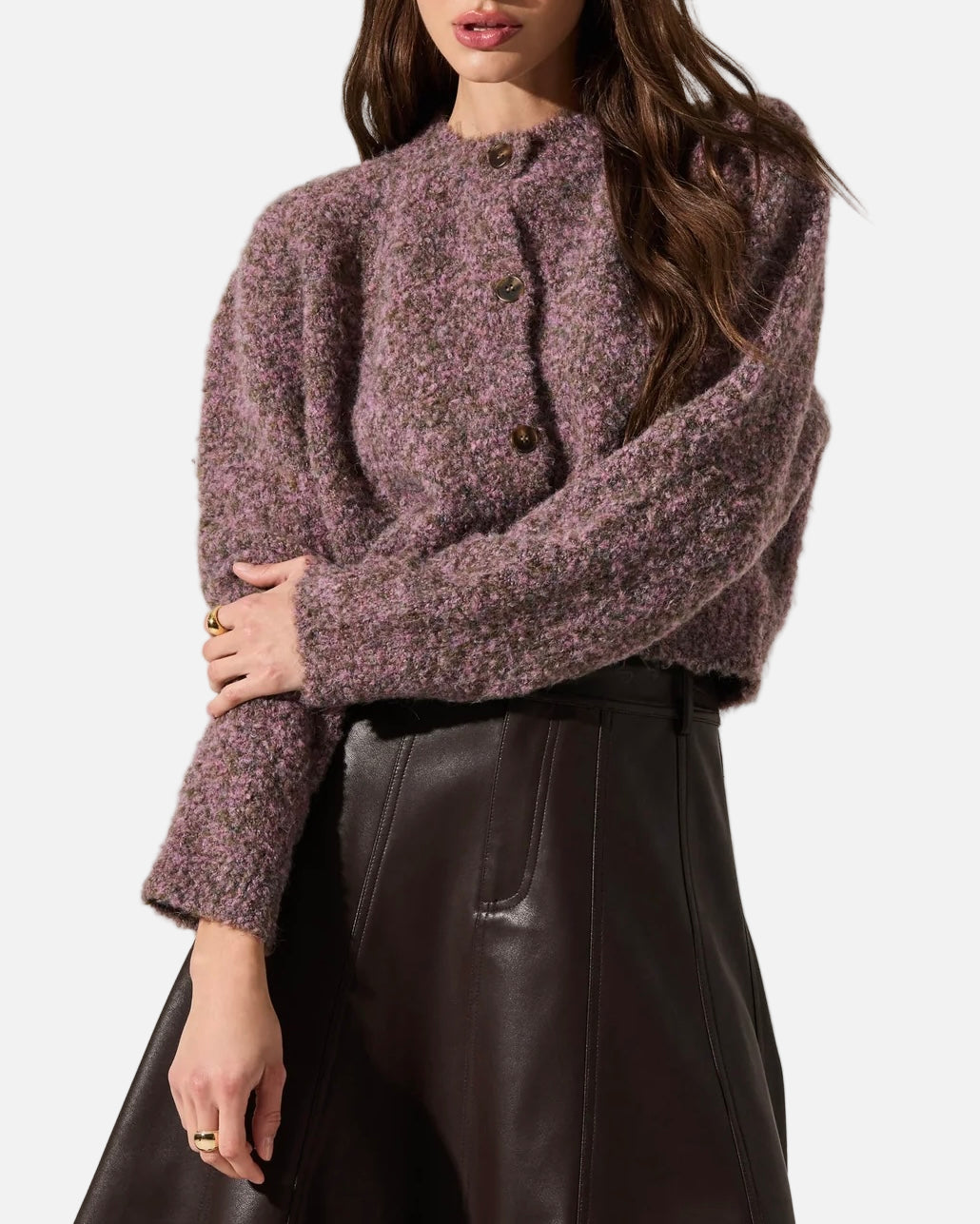 SEBILLE CARDIGAN - LILAC OLIVE