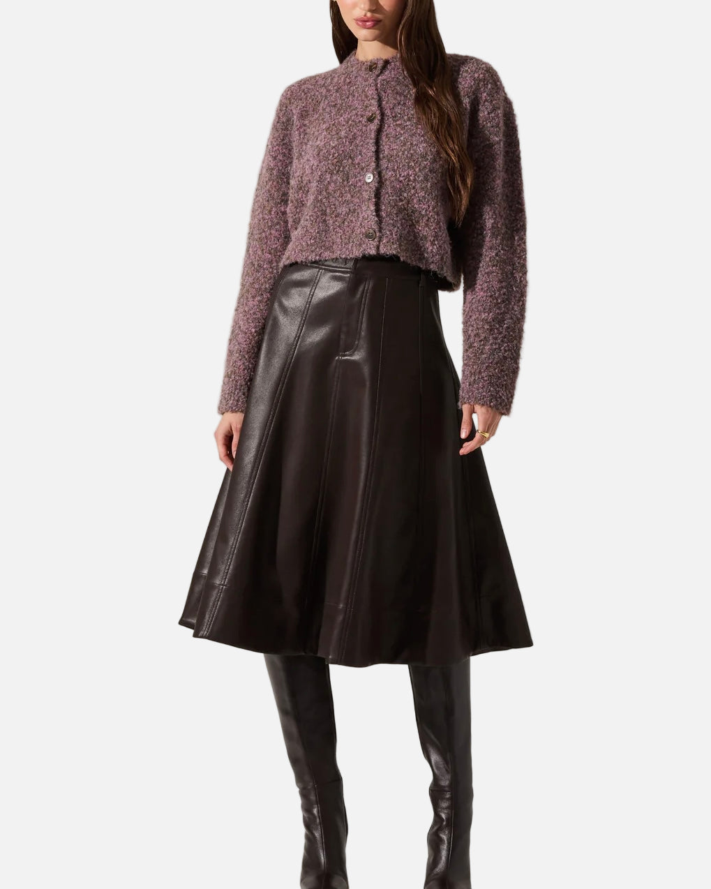 SEBILLE CARDIGAN - LILAC OLIVE