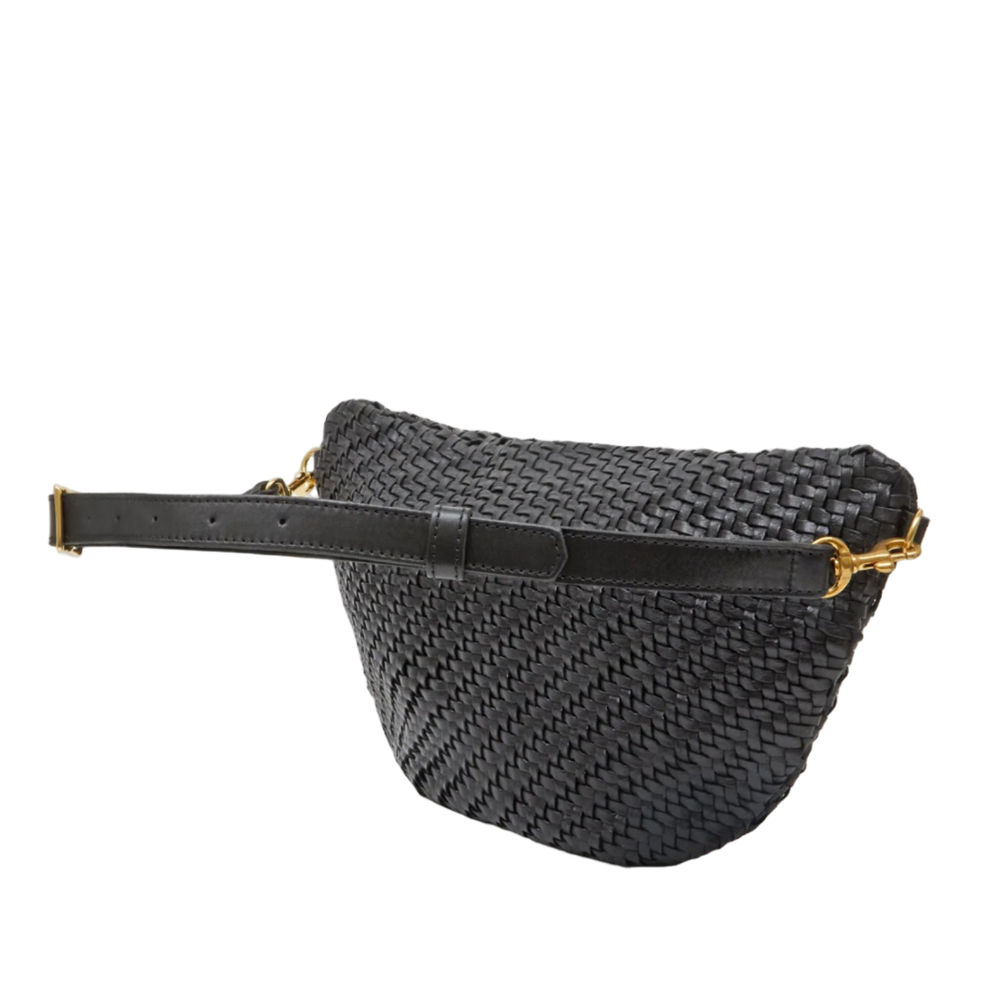 GRANDE FANNY - BLACK WOVEN ZIG-ZAG