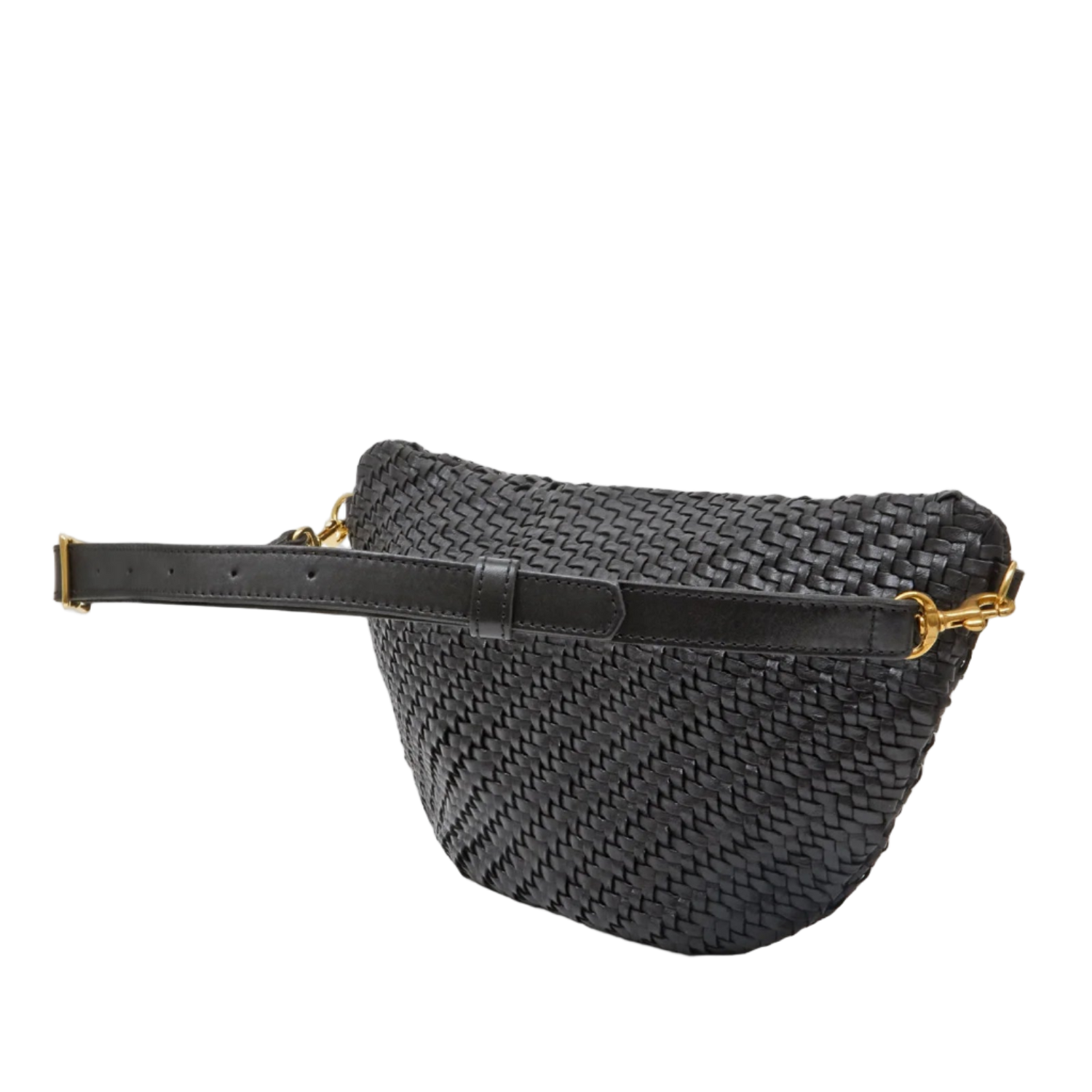 GRANDE FANNY - BLACK WOVEN ZIG-ZAG