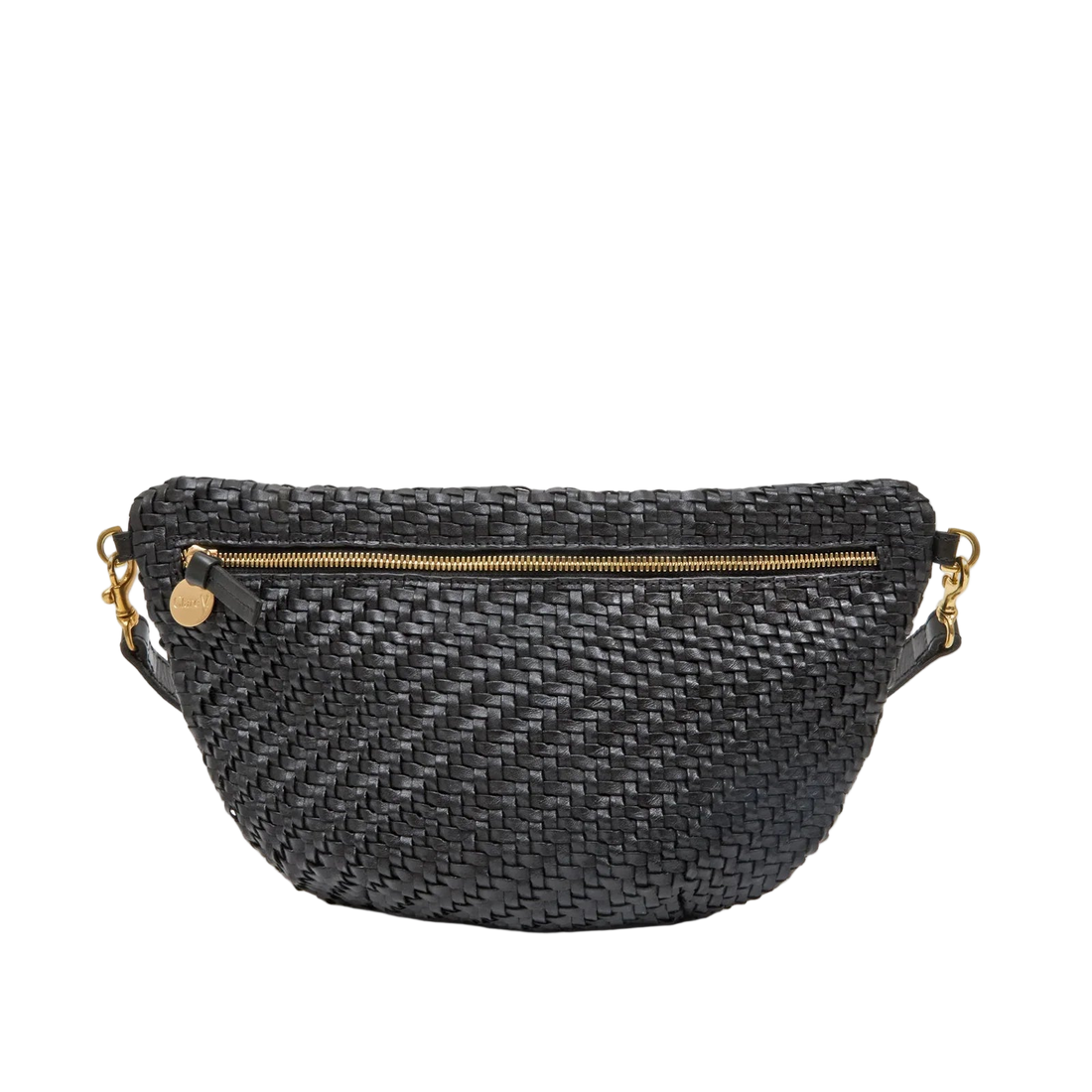 GRANDE FANNY - BLACK WOVEN ZIG-ZAG