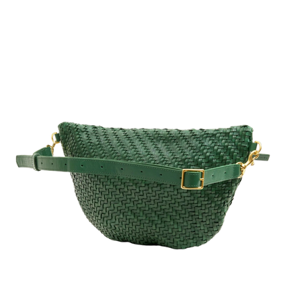 GRANDE FANNY - EVERGREEN WOVEN ZIG-ZAG