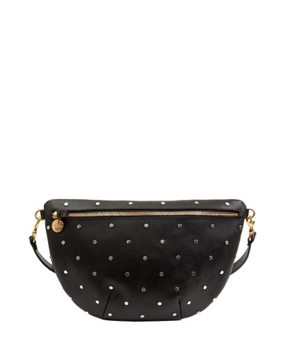 GRANDE FANNY - BLACK W/ STUDS