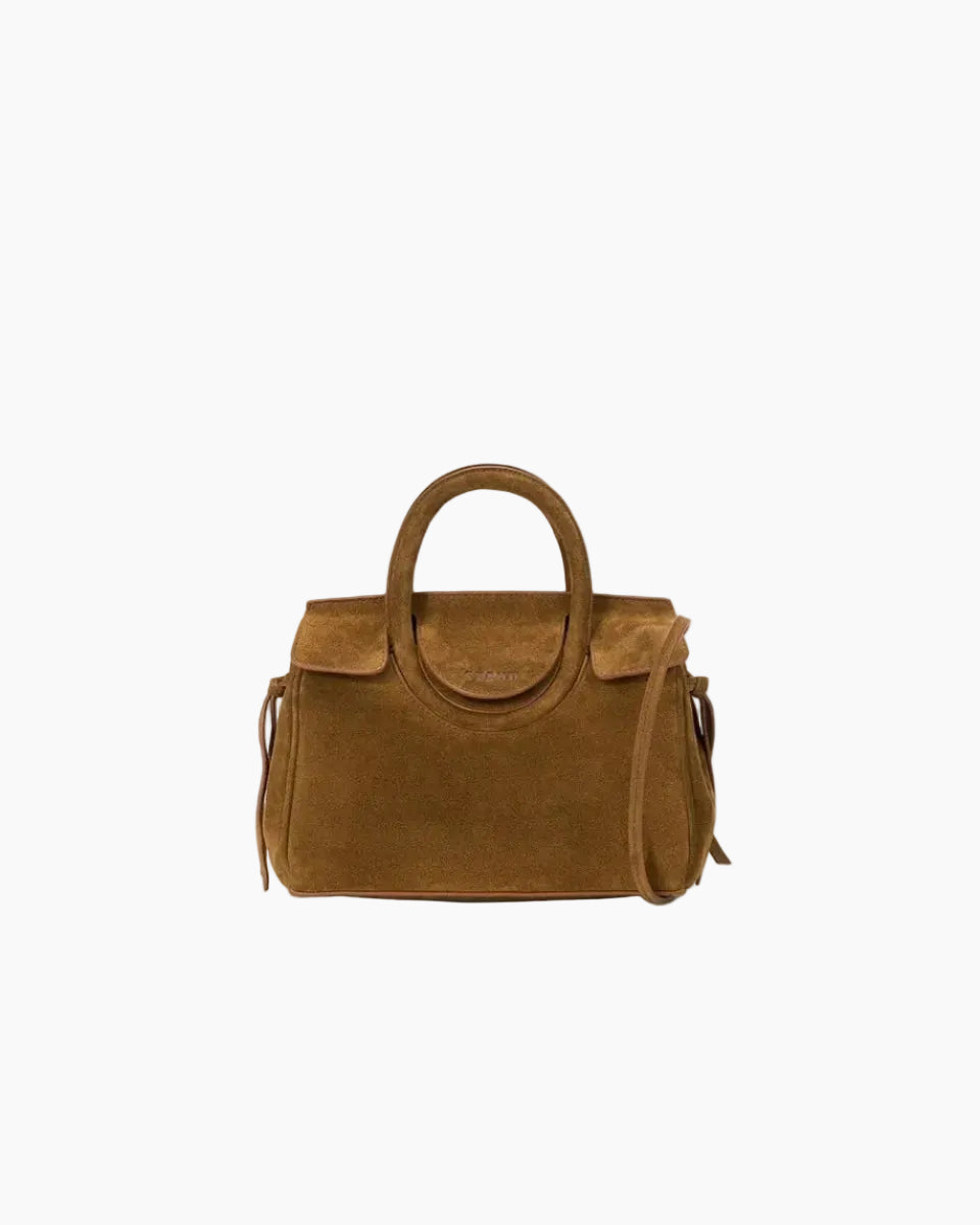 MAUDE MINI CARRYALL - CIGAR