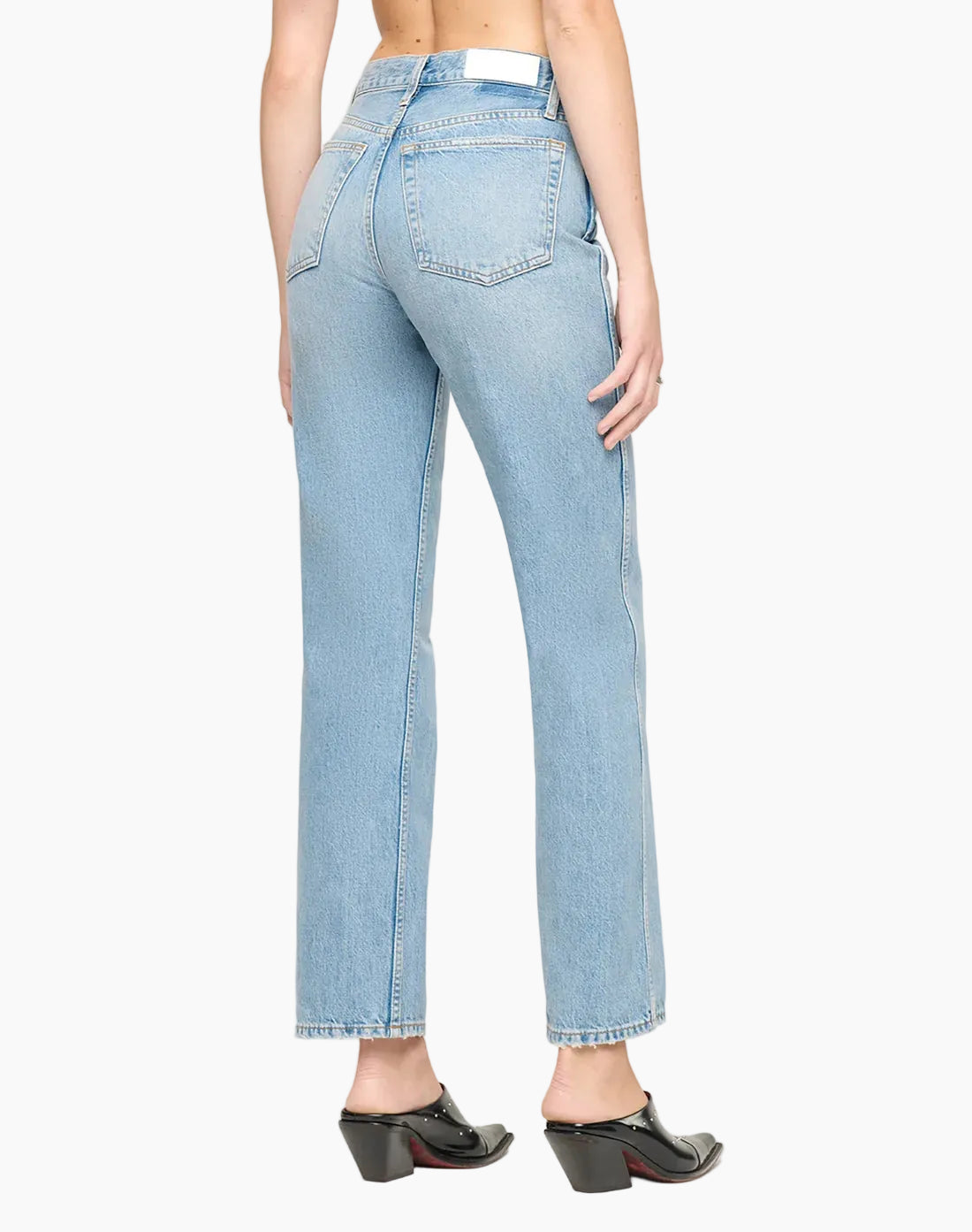 HIGH RISE LOOSE - WORN BLUE