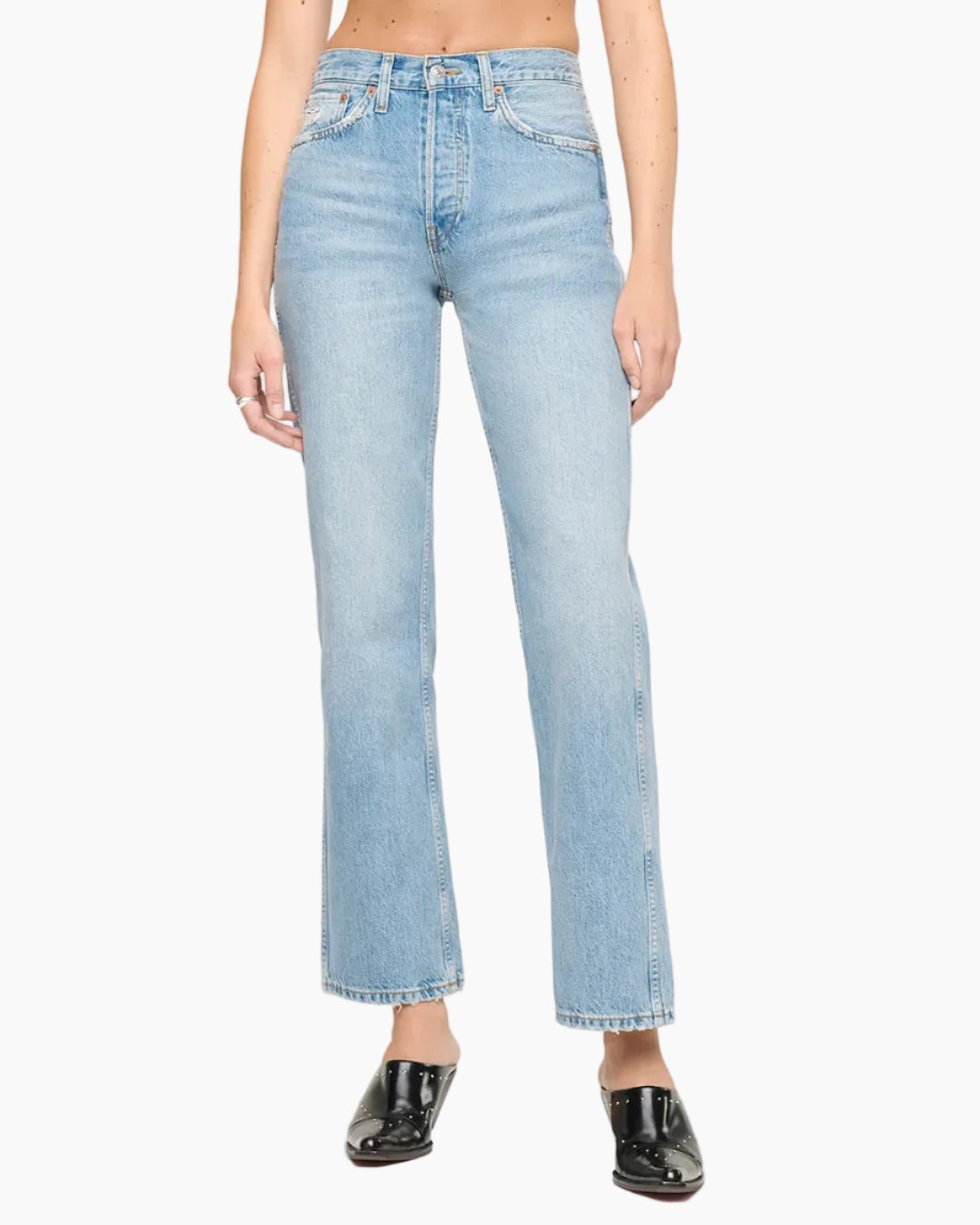 HIGH RISE LOOSE - WORN BLUE