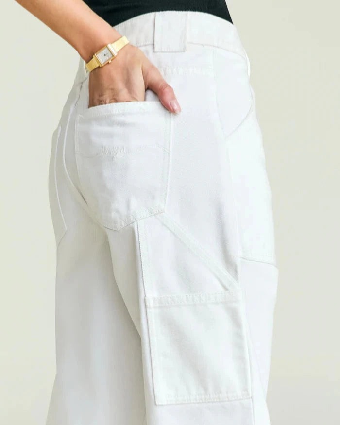 ANGELIQUE DENIM PANT - WHITE