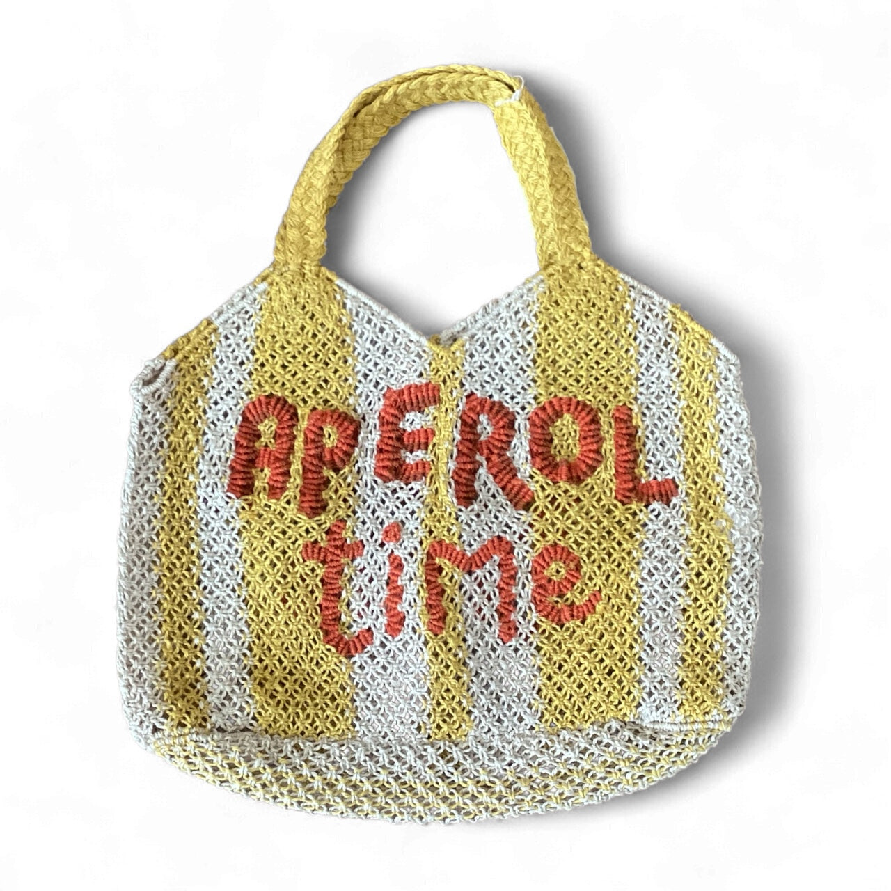 DREW APEROL TIME BAG - YELLOW STRIPE