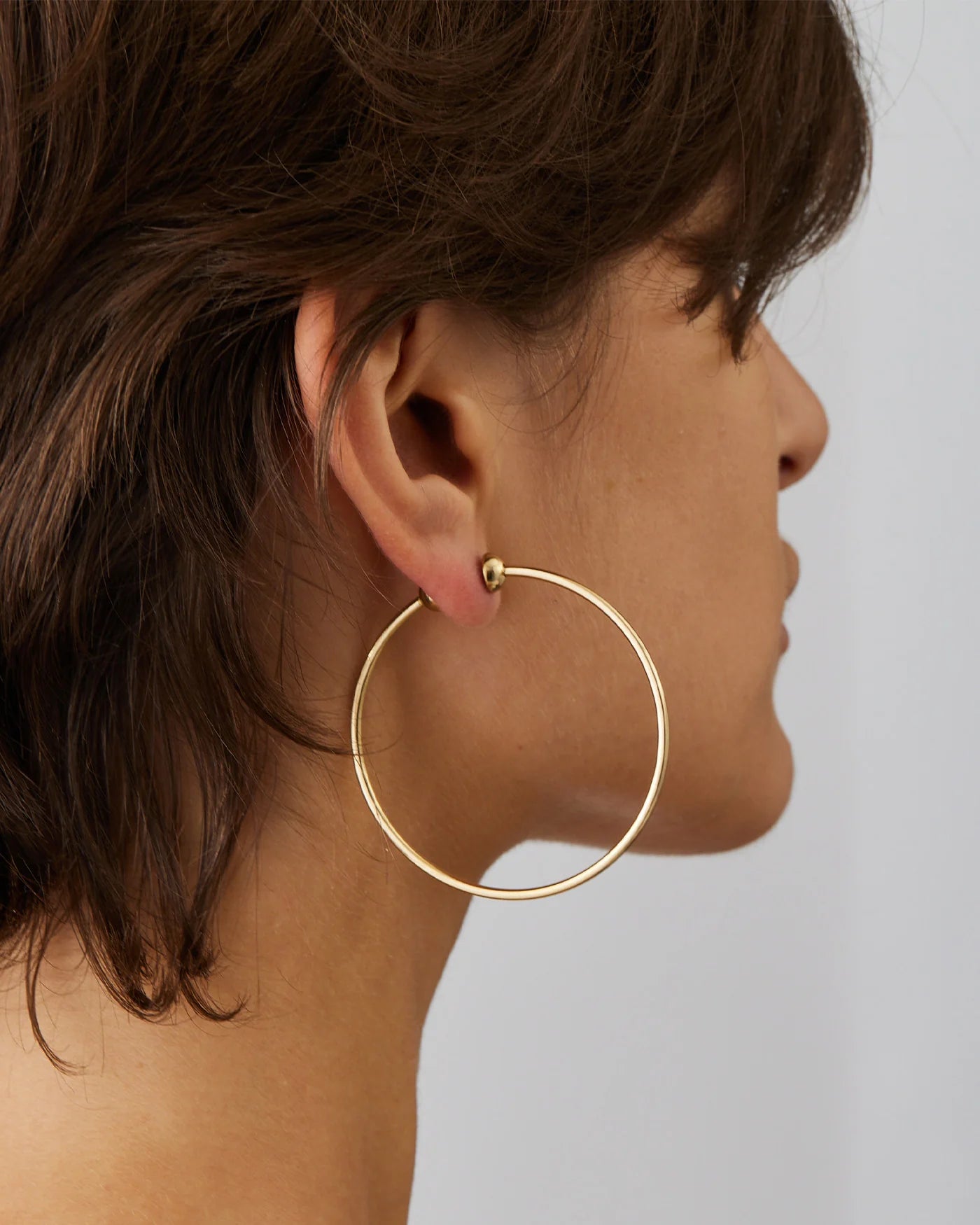 ICON HOOPS MEDIUM - GOLD