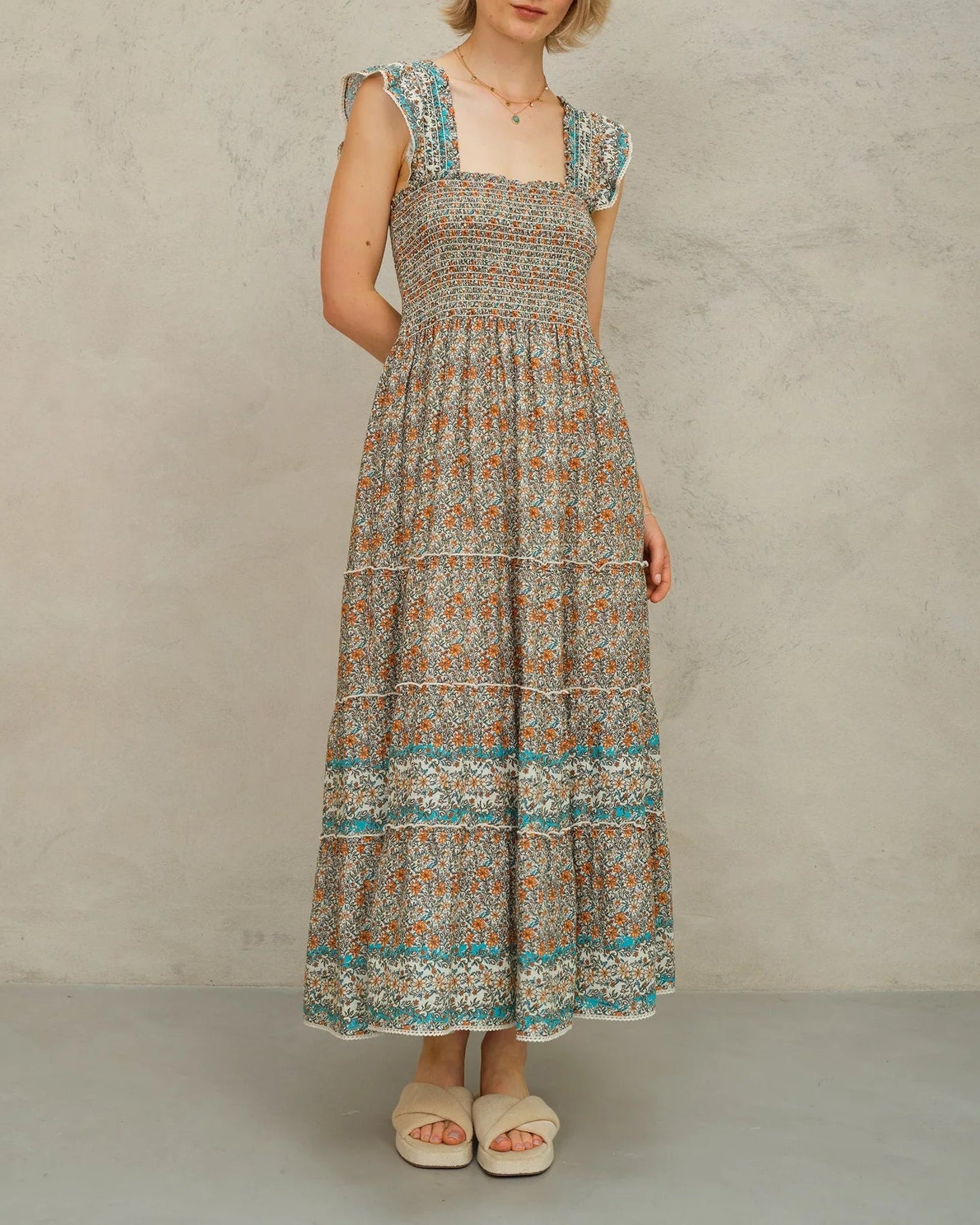 JACI PRINT MAXI DRESS - MULTI