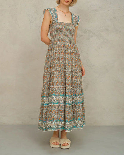 JACI PRINT MAXI DRESS - MULTI