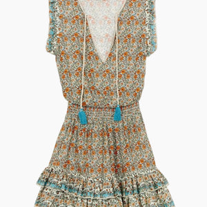 JACI PRINT SHORT DRESS - MULTI