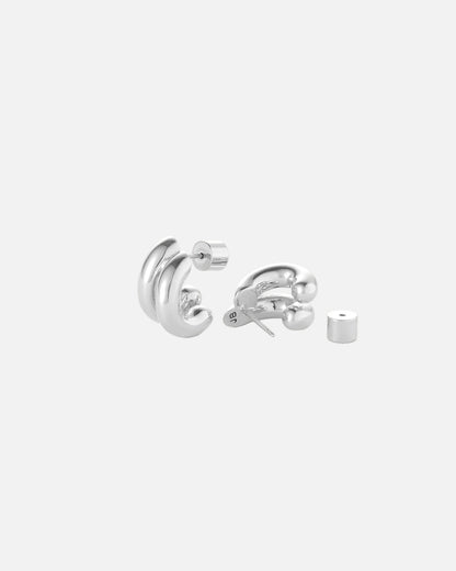 MINI FLORENCE EARRINGS - SILVER