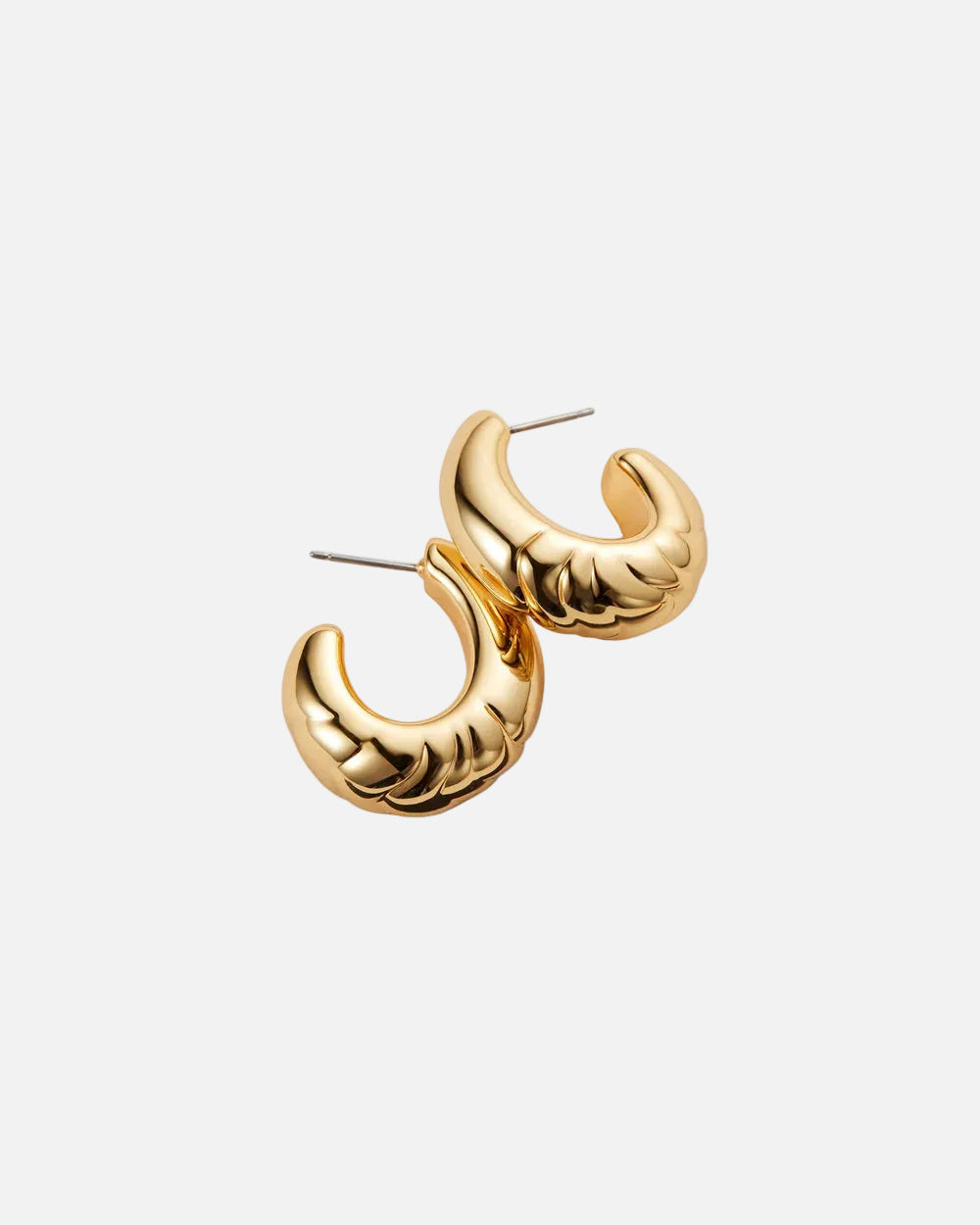 SLIM NELLE HOOPS - GOLD
