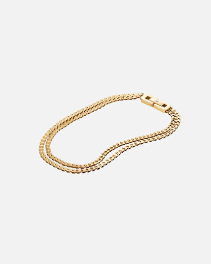 DOUBLE AMALFI ANKLET - GOLD