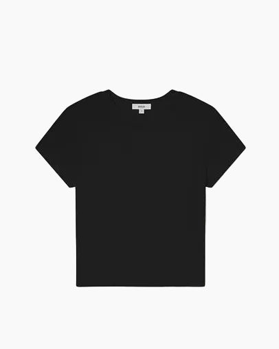 LONG LINE ADINE TEE - BLACK