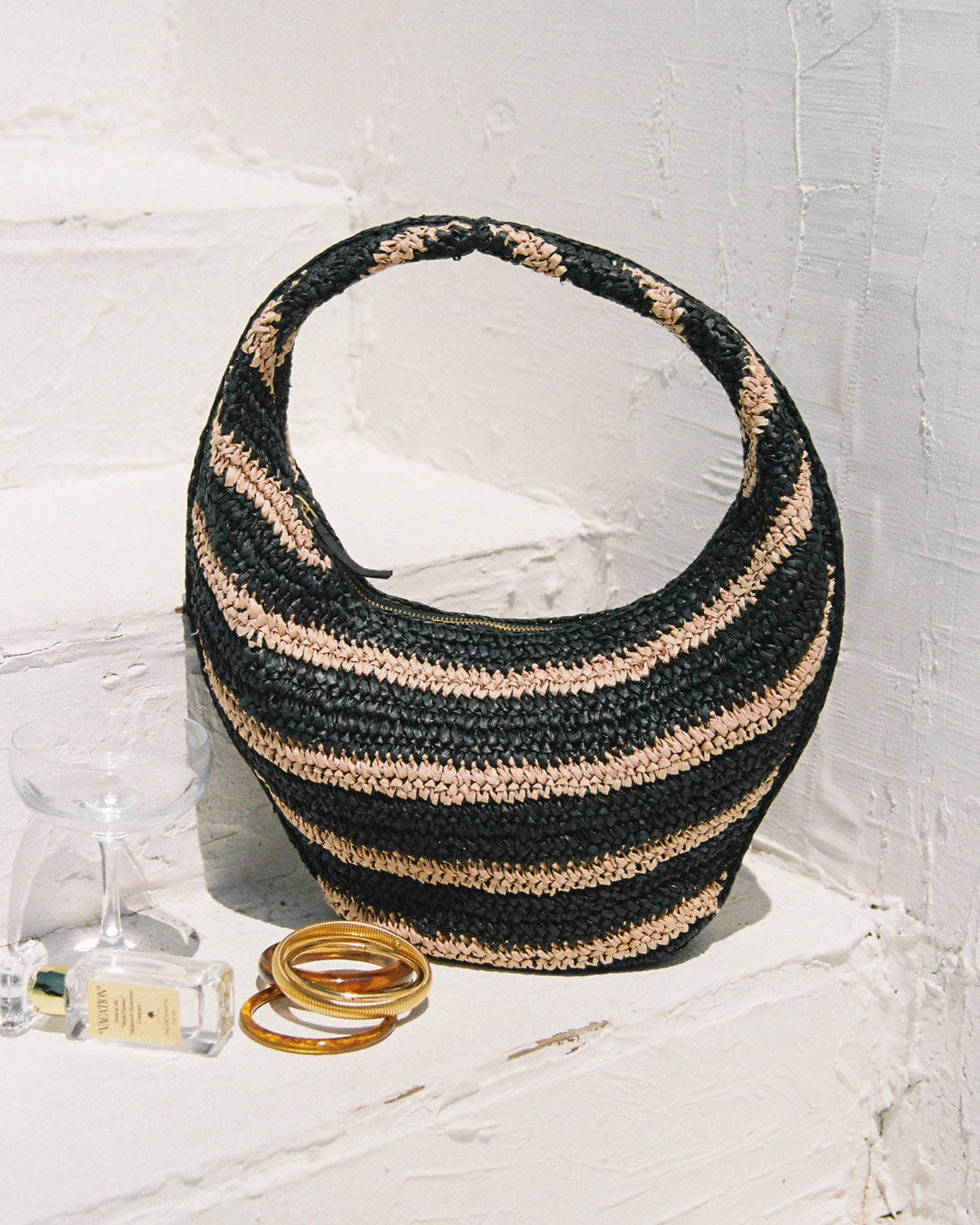 AYA BAG - NATURAL/BLACK
