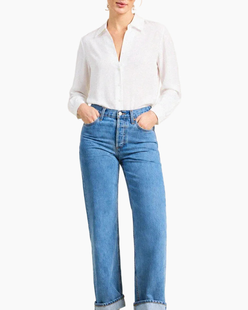 JUSTINE BLOUSE - WHITE
