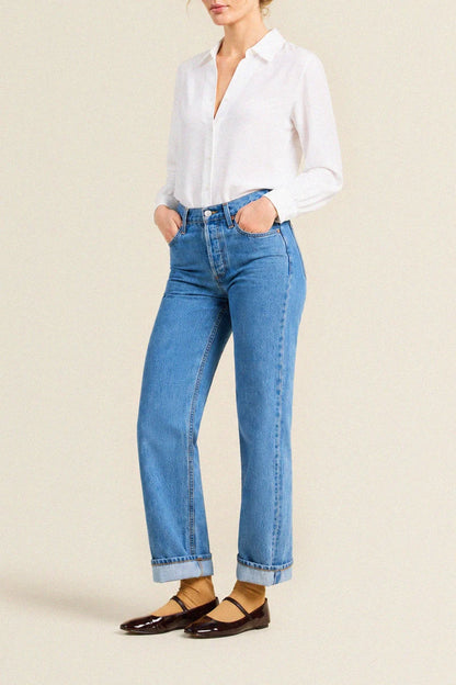 JUSTINE BLOUSE - WHITE