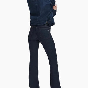 KINSLEY LOW-RISE FULL BOOTCUT - DARK RINSE