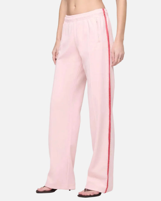 SUNLAND TRACK PANT - PINK SALT/RED