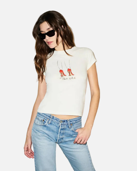 1950S BOXY TEE THAT'S ALL - VINTAGE WHITE