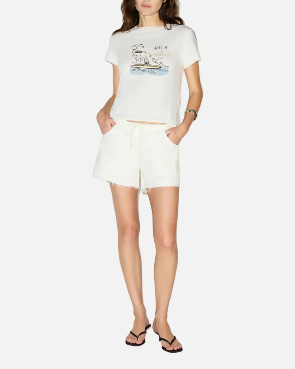 CLASSIC TEE SNOOPY HANG TEN - VINTAGE WHITE