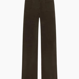 LE SLIM PALAZZO MODERNIST POCKET COURDUROY - RICH MILITARY