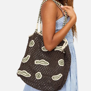 L'ETE TOTE - CHOCOLATE MULTI APPLIQUE