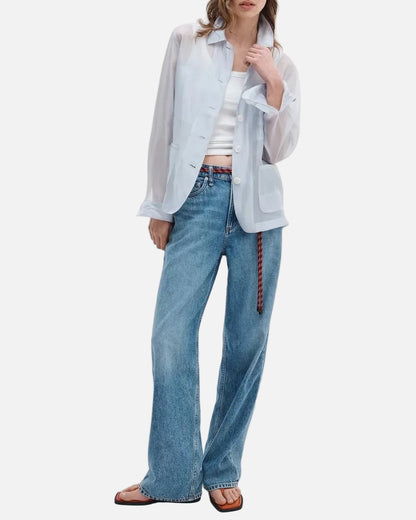 LOGAN WIDE LEG JEAN - LYON