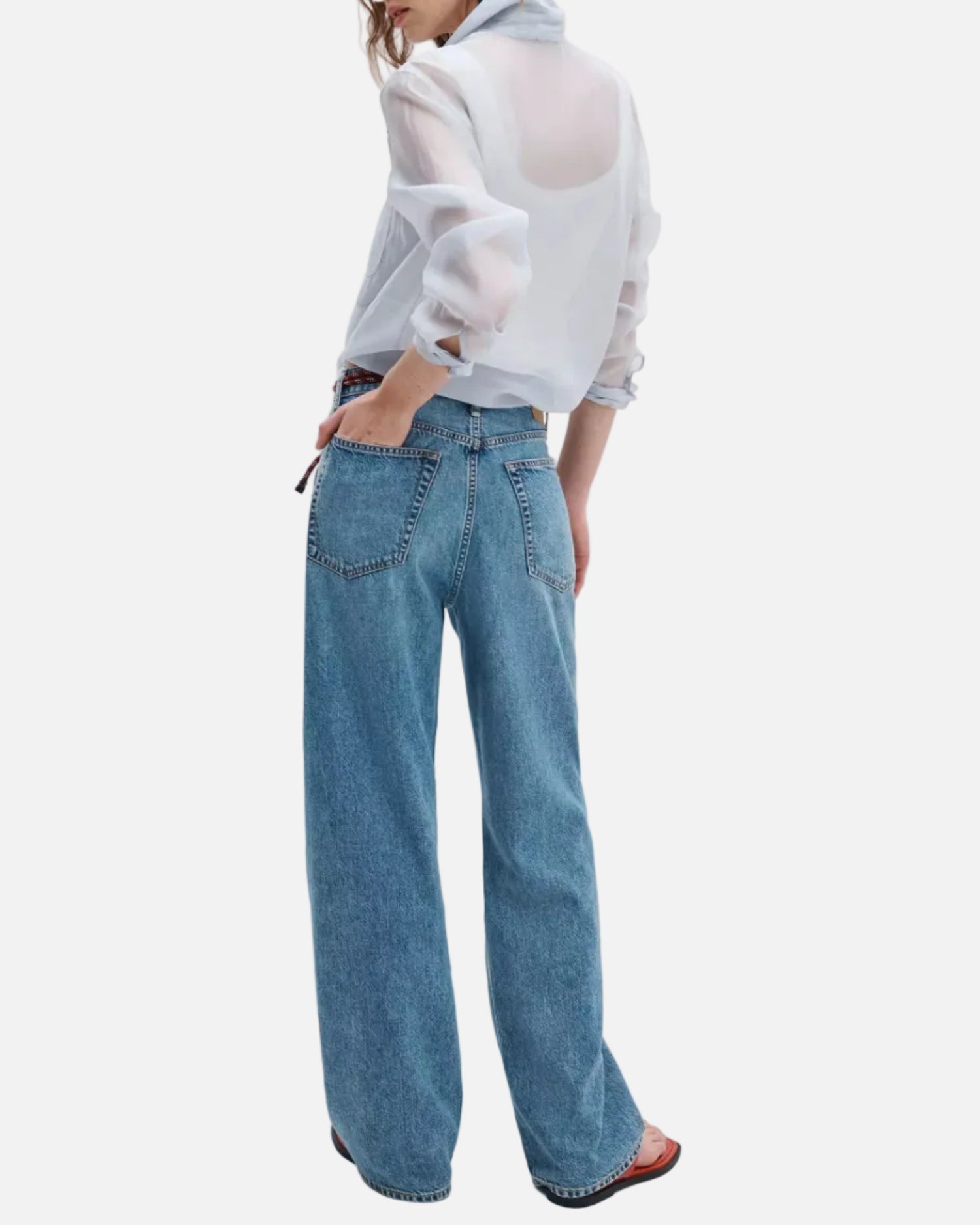 LOGAN WIDE LEG JEAN - LYON