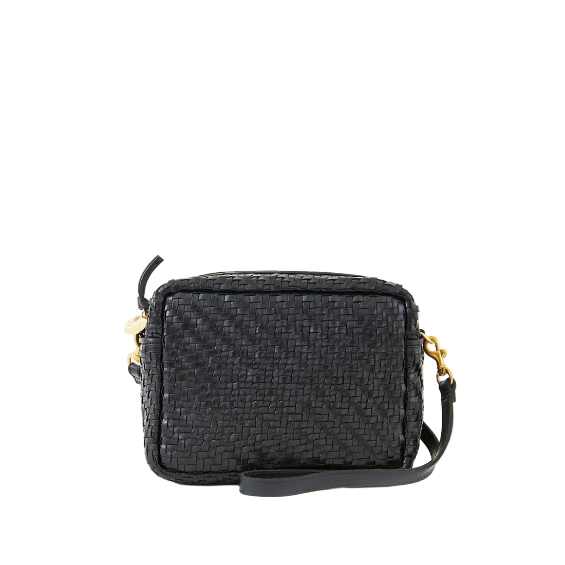 MIDI SAC - BLACK WOVEN ZIG-ZAG