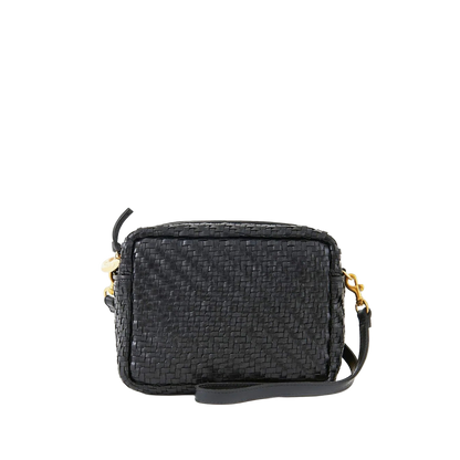 MIDI SAC - BLACK WOVEN ZIG-ZAG