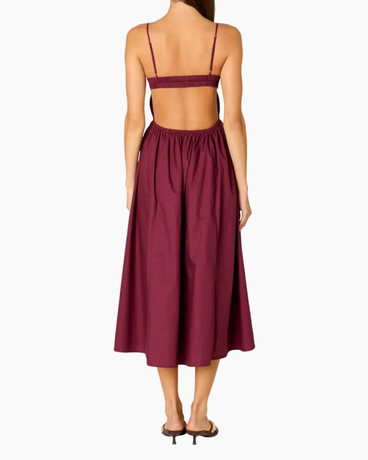 DESTENE DRESS - PLUM
