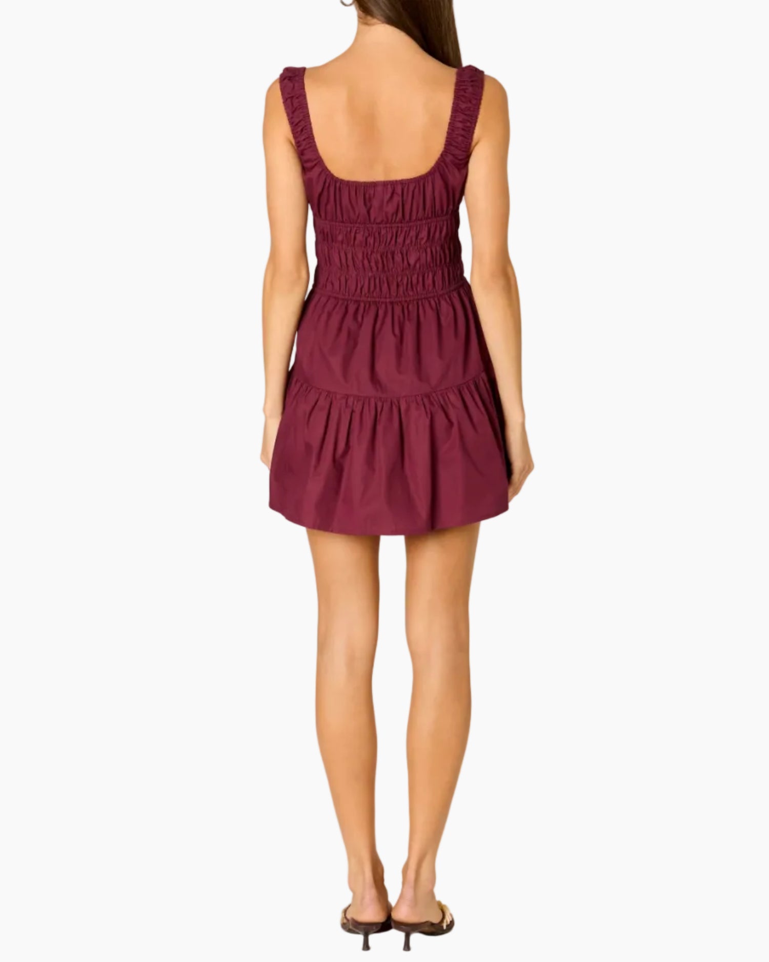 SALT DRESS - PLUM