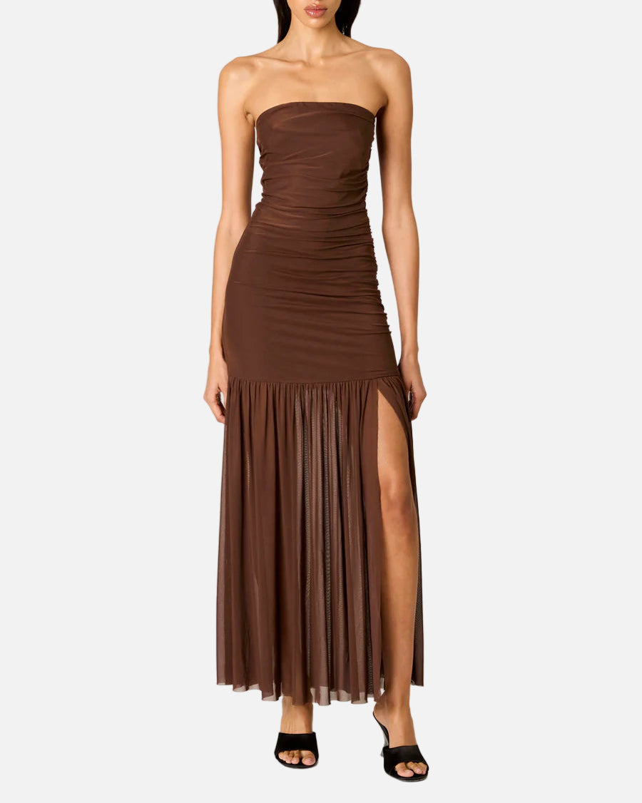 NOLA DRESS - ESPRESSO